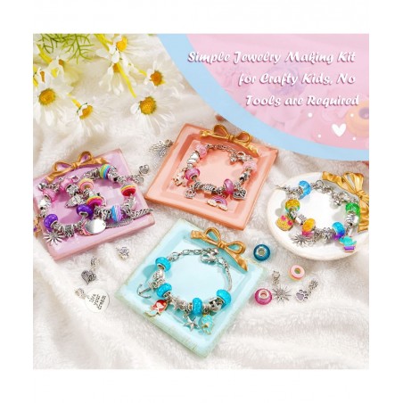 Girls Toys Age 6-8 Jewelry Making Kit for Girls 5-7 Crafts for Girls Ages 6-8 Unicorn Mermaid Girls Toys Age 5-6 Years Old Gi...