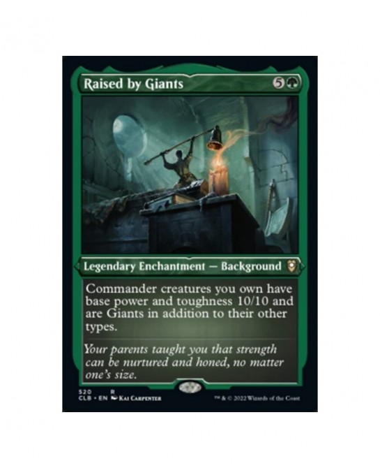 Magic: the Gathering - Raised by Giants (520) - Etched - Foil - Battle for Baldur's Gate $10.86 Trading Cards & Accessories