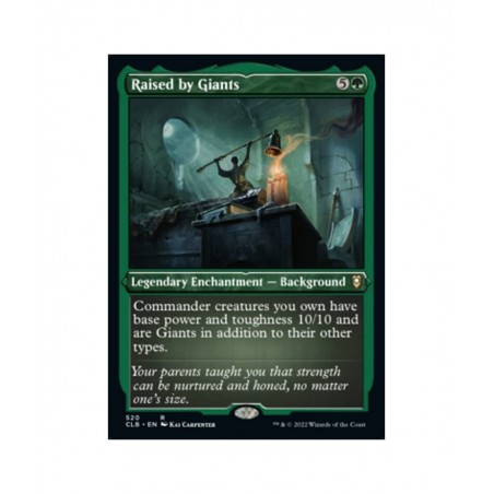 Magic: the Gathering - Raised by Giants (520) - Etched - Foil - Battle for Baldur's Gate $10.86 Trading Cards & Accessories