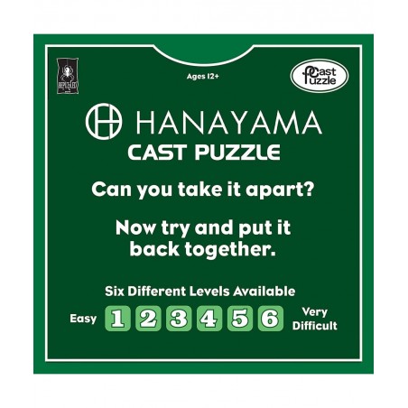 Infinity Hanayama Metal Brainteaser Puzzle Mensa Rated Level 6 for Ages 12 and Up from University Games $26.26 Brain Teaser P...