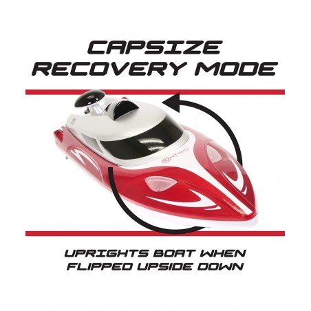 T1+ RC Boat Remote Control Boats for Pools and Lakes 20+ mph 2.4 GHz Racing Boats for Kids and Adults with 2 Rechargeable Bat...