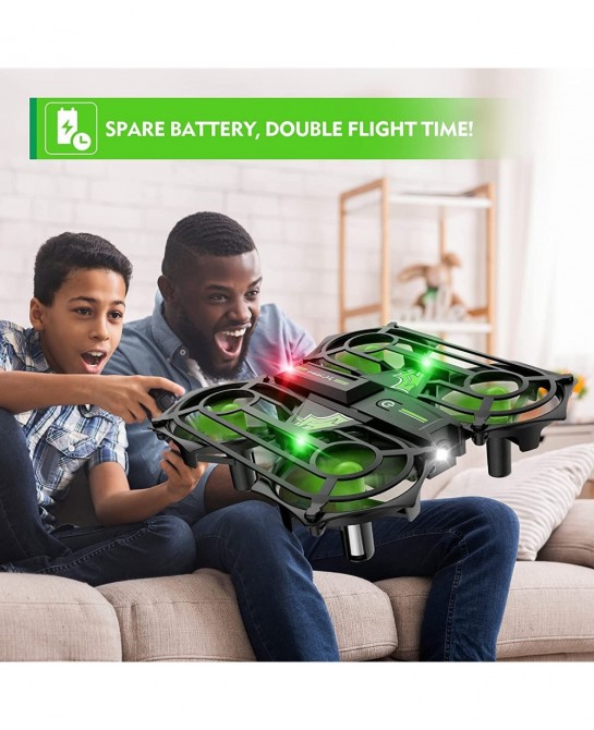 NH320 Plus Mini Drones for Kids RC Small Quadcopter Drone Indoor Helicopters with Auto Hovering 3D Flip Speed Adjustment and ...
