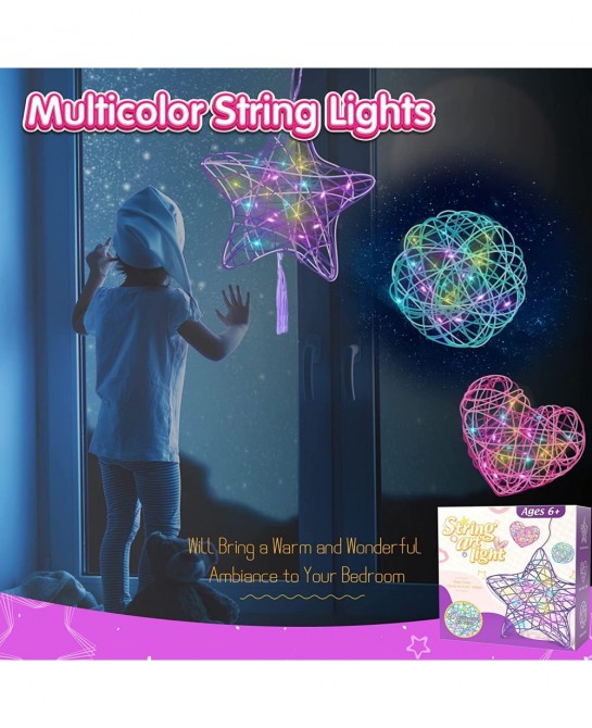 3D String Art Kit for Kids Christmas Birthday Gifts for 8 9 10 11 12 Year Old Girls Boys Arts and Crafts for Girls Ages 8-12 ...