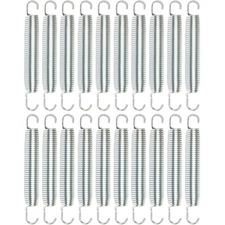 Trampoline Mat with 20pcs Springs Fits 15FT Round Trampoline with 96 V-Hooks Using 7" Springs Jumping Mat with Spring Tool an...