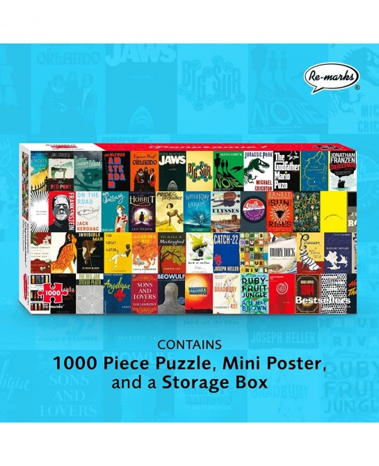 Book Cover Panoramic 1 000-Piece Jigsaw Puzzle for All Ages $33.63 Jigsaw Puzzles