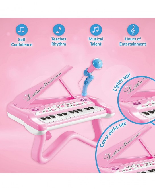 Kids Piano for Toddlers – Piano for Kids Ages 3-5 with Built-in Microphone & Music Modes - Best Toy Piano for Toddler - Girl ...