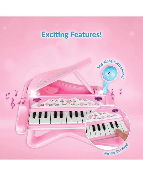 Kids Piano for Toddlers – Piano for Kids Ages 3-5 with Built-in Microphone & Music Modes - Best Toy Piano for Toddler - Girl ...