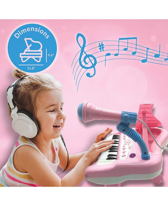 Kids Piano for Toddlers – Piano for Kids Ages 3-5 with Built-in Microphone & Music Modes - Best Toy Piano for Toddler - Girl ...