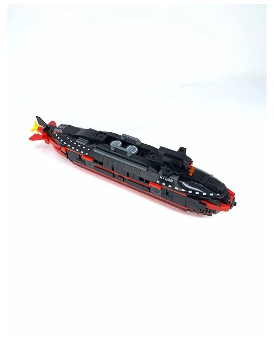 General Jim’s Military Building Blocks Toy Bricks Set - World War 2 Themed Nuclear Submarine Building Blocks 395 Piece Toy Bu...