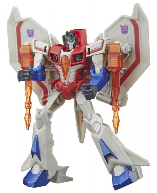 Bumblebee Cyberverse Adventures Action Attackers Warrior Class Starscream Action Figure Starseeker Missile Move 5.4-inch $44....