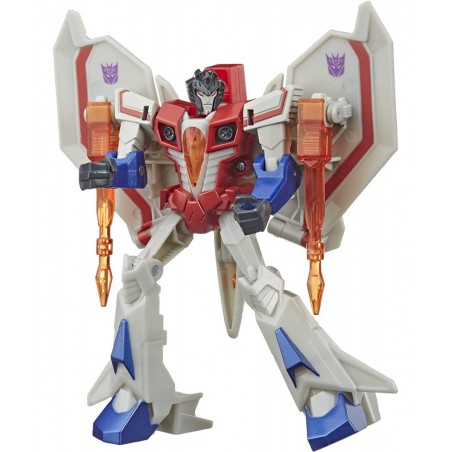 Bumblebee Cyberverse Adventures Action Attackers Warrior Class Starscream Action Figure Starseeker Missile Move 5.4-inch $44....