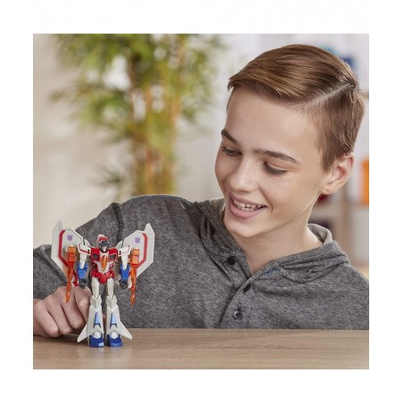 Bumblebee Cyberverse Adventures Action Attackers Warrior Class Starscream Action Figure Starseeker Missile Move 5.4-inch $44....