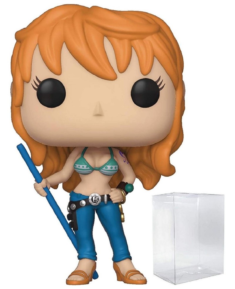 One Piece - Nami Funko Pop! Vinyl Figure (Bundled with Compatible Box Protector Case) Multicolor 3.75 inches $40.95 Action Fi...