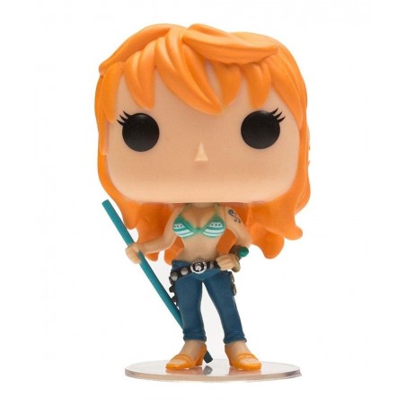 One Piece - Nami Funko Pop! Vinyl Figure (Bundled with Compatible Box Protector Case) Multicolor 3.75 inches $40.95 Action Fi...