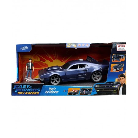 Fast & Furious Spy Racers 1:16 Tony's Ion Thresher Light and Sound Car with Figure Toys for Kids and Adults $33.75 Kids' Play...