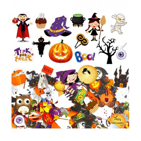 Halloween Foam Stickers Craft Sticker for Scrapbooking Party Decoration 500 Pcs $14.13 Kids' Stickers