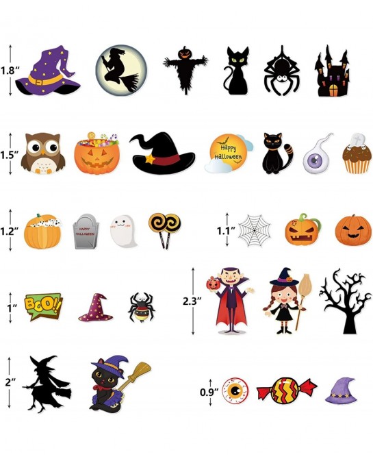 Halloween Foam Stickers Craft Sticker for Scrapbooking Party Decoration 500 Pcs $14.13 Kids' Stickers