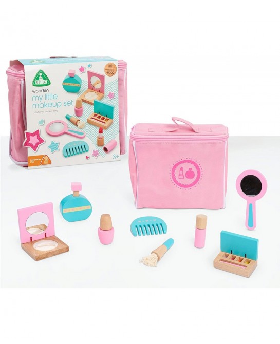 Wooden My Little Make Up Set 9-Piece Imagination and Pretend Play Toy Make Up Amazon Exclusive by Just Play $38.64 Play Figur...