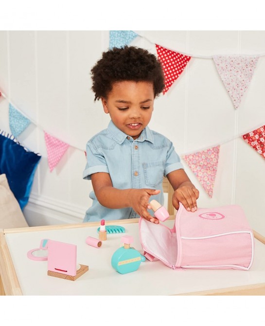 Wooden My Little Make Up Set 9-Piece Imagination and Pretend Play Toy Make Up Amazon Exclusive by Just Play $38.64 Play Figur...