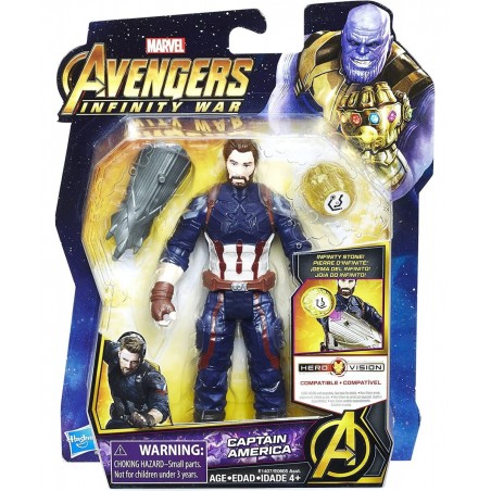 Marvel Avengers: Infinity War Captain America with Infinity Stone $19.49 Action Figures
