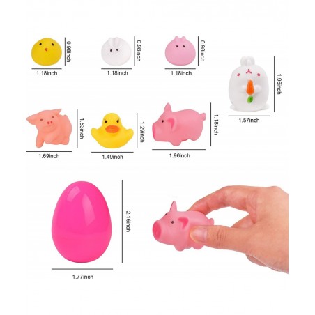 Easter Basket Stuffers Stocking Stuffers for Kids 12 Packs Easter Eggs Prefilled with Pull Back Cars Toy Surprise Easter Gift...