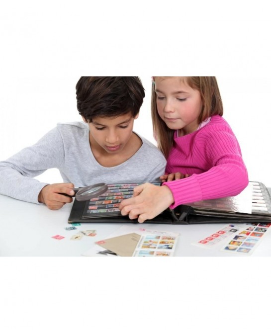 World Stamp Collectors Kit ♥ 24 Stamps from All Over The World + Magnifying Lens Bundle for Stamps Collector Edition $32.43 C...