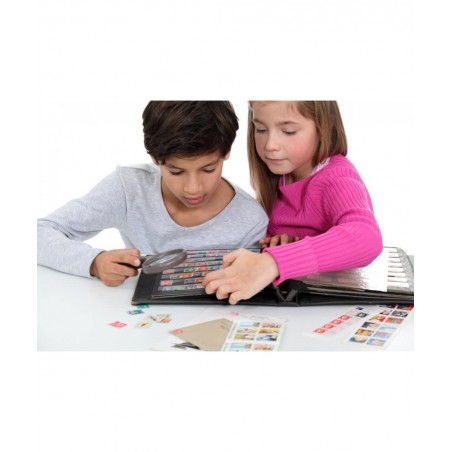 World Stamp Collectors Kit ♥ 24 Stamps from All Over The World + Magnifying Lens Bundle for Stamps Collector Edition $32.43 C...