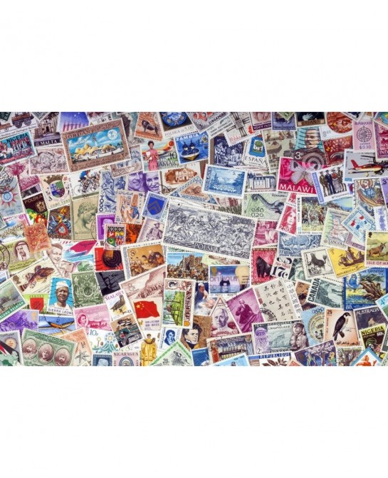 World Stamp Collectors Kit ♥ 24 Stamps from All Over The World + Magnifying Lens Bundle for Stamps Collector Edition $32.43 C...