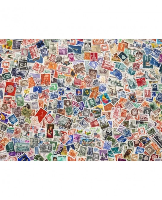 World Stamp Collectors Kit ♥ 24 Stamps from All Over The World + Magnifying Lens Bundle for Stamps Collector Edition $32.43 C...
