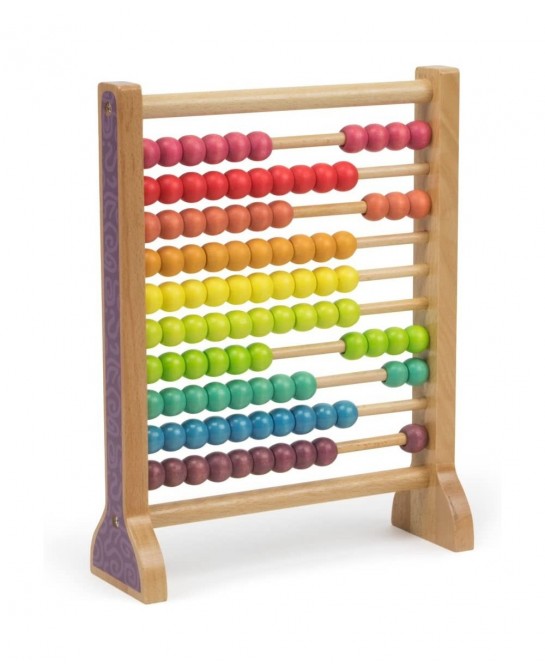 Wooden Abacus Classic Counting Tool Counting Frame Educational Toy with 100 Colorful Beads $40.34 Early Development & Activit...