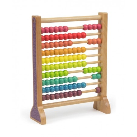 Wooden Abacus Classic Counting Tool Counting Frame Educational Toy with 100 Colorful Beads $40.34 Early Development & Activit...