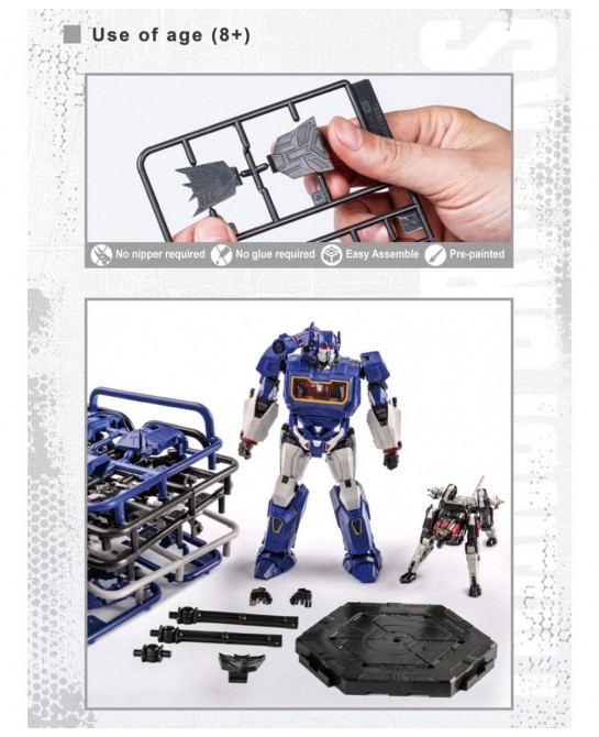 Transformers Soundwave Ravage Figure Model Kit – Cybertron Easy to Assemble 3D Articulated Action Pre Painted Collectible Ser...