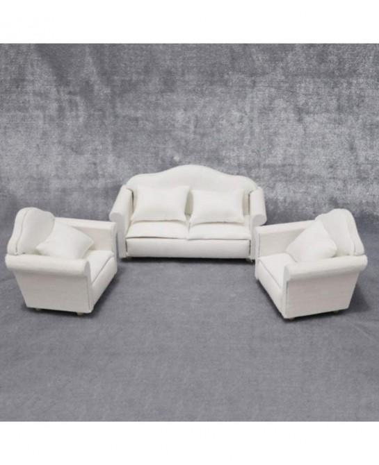 1:12 Scale Doll House Miniature Sofa Armchair Pillow DIY Doll House Furniture Accessory $30.26 Dollhouse Accessories