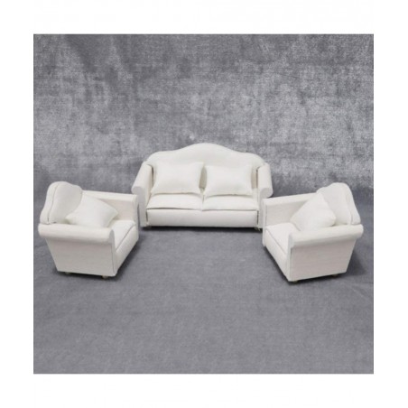 1:12 Scale Doll House Miniature Sofa Armchair Pillow DIY Doll House Furniture Accessory $30.26 Dollhouse Accessories