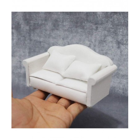 1:12 Scale Doll House Miniature Sofa Armchair Pillow DIY Doll House Furniture Accessory $30.26 Dollhouse Accessories