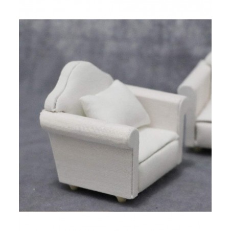 1:12 Scale Doll House Miniature Sofa Armchair Pillow DIY Doll House Furniture Accessory $30.26 Dollhouse Accessories
