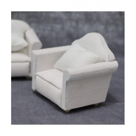 1:12 Scale Doll House Miniature Sofa Armchair Pillow DIY Doll House Furniture Accessory $30.26 Dollhouse Accessories