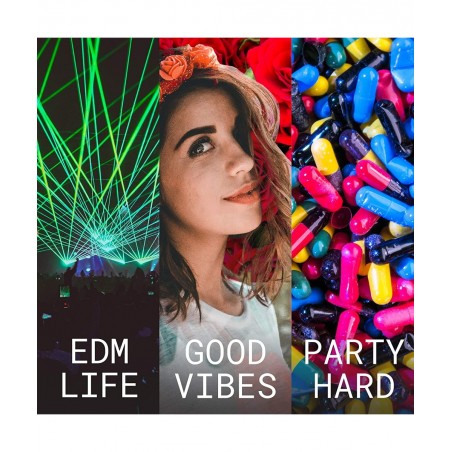 Mega Pack Rave Bracelets (36-Pack) | handmade PLUR accessory for EDM music festival outfits | Wear stylish colors & authentic...