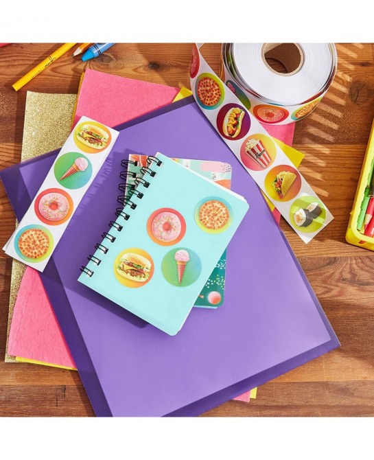 Ice Cream Stickers Sticker Roll (1.5 In 1000 Pieces) $21.27 Kids' Stickers