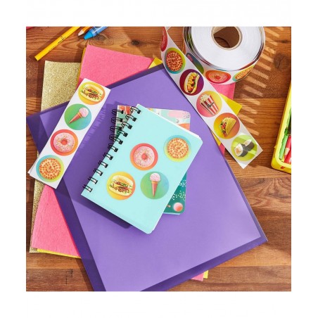 Ice Cream Stickers Sticker Roll (1.5 In 1000 Pieces) $21.27 Kids' Stickers