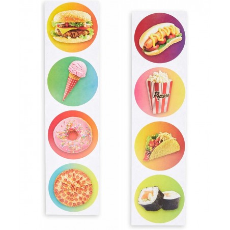 Ice Cream Stickers Sticker Roll (1.5 In 1000 Pieces) $21.27 Kids' Stickers