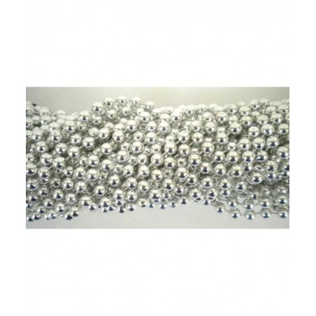 33 Inch 07mm Round Metallic Silver Mardi Gras Beads-6 Dozen (72 Necklaces) $24.70 Kids' Dress-Up Accessories