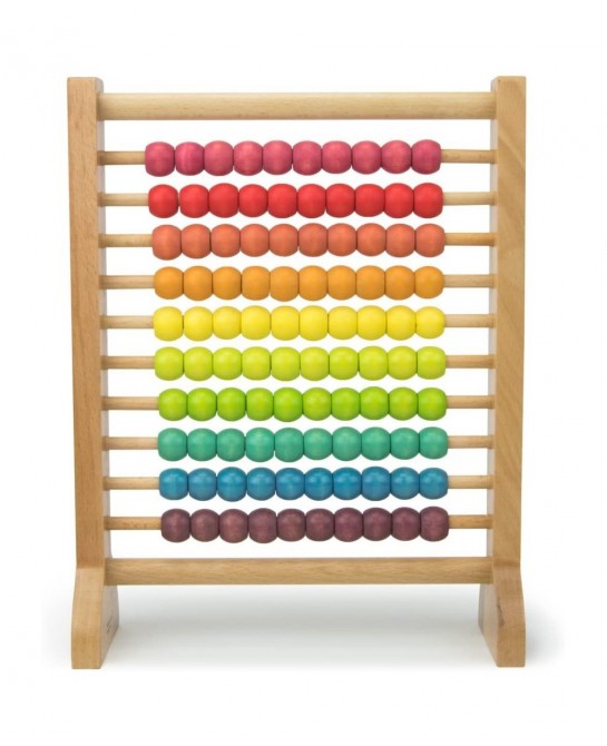 Wooden Abacus Classic Counting Tool Counting Frame Educational Toy with 100 Colorful Beads $40.34 Early Development & Activit...
