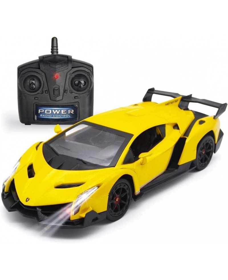 1/24 Scale Lamborghini Veneno Car Radio Remote Control Sport Racing Car RC Yellow $41.92 Remote & App Controlled Vehicles