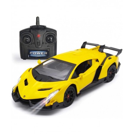 1/24 Scale Lamborghini Veneno Car Radio Remote Control Sport Racing Car RC Yellow $41.92 Remote & App Controlled Vehicles