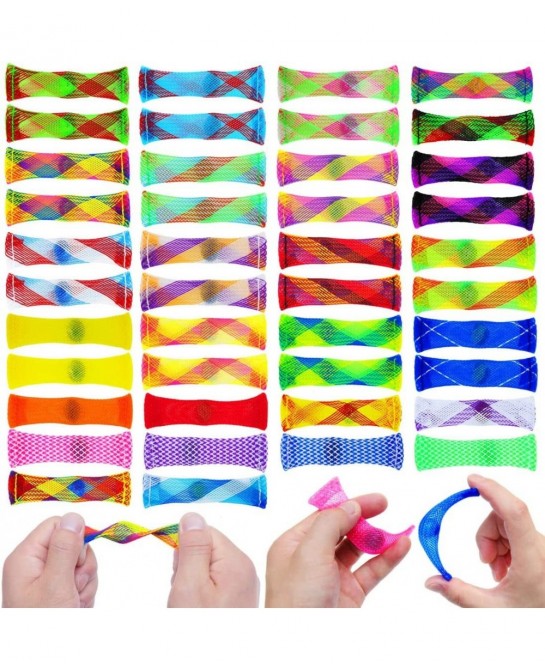 42 Pack Marble Mesh Fidget Toys Fidget Toy Mesh and Marble Stress Relieve and Anxiety for Children and Adults Stress Relieve ...
