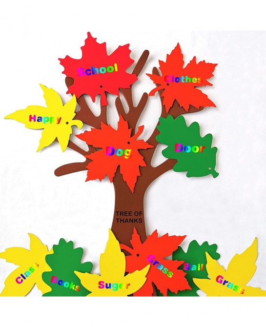 72 Sets Magic Color Scratch Art Fall Ornaments Decorations DIY Fall Craft Kits Scratch Paper Autumn Maple Oak Leaves Pumkins ...