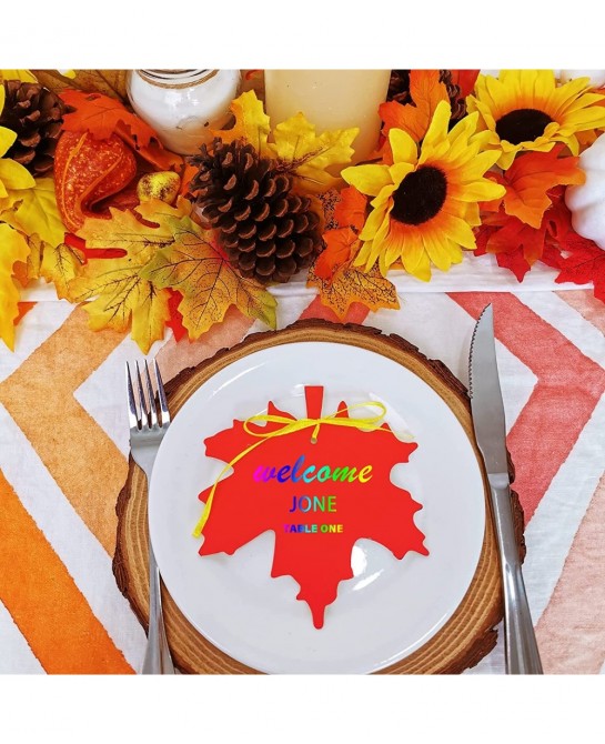 72 Sets Magic Color Scratch Art Fall Ornaments Decorations DIY Fall Craft Kits Scratch Paper Autumn Maple Oak Leaves Pumkins ...