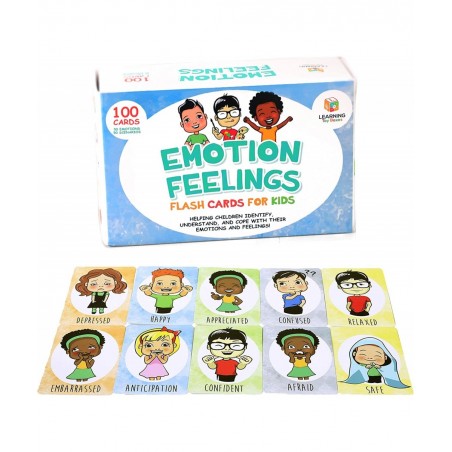 Feelings Flashcards Game Emotion Cards for Learning Emotions with Emotion Faces Therapy Cards A Social Emotional Intelligence...
