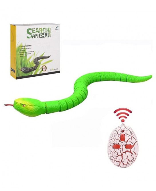 Rely2016 Realistic Remote Control RC Snake Toy Fast Moving Simulation Fake Rattlesnake Robotic Toy Battery Powered Snake-Egg ...